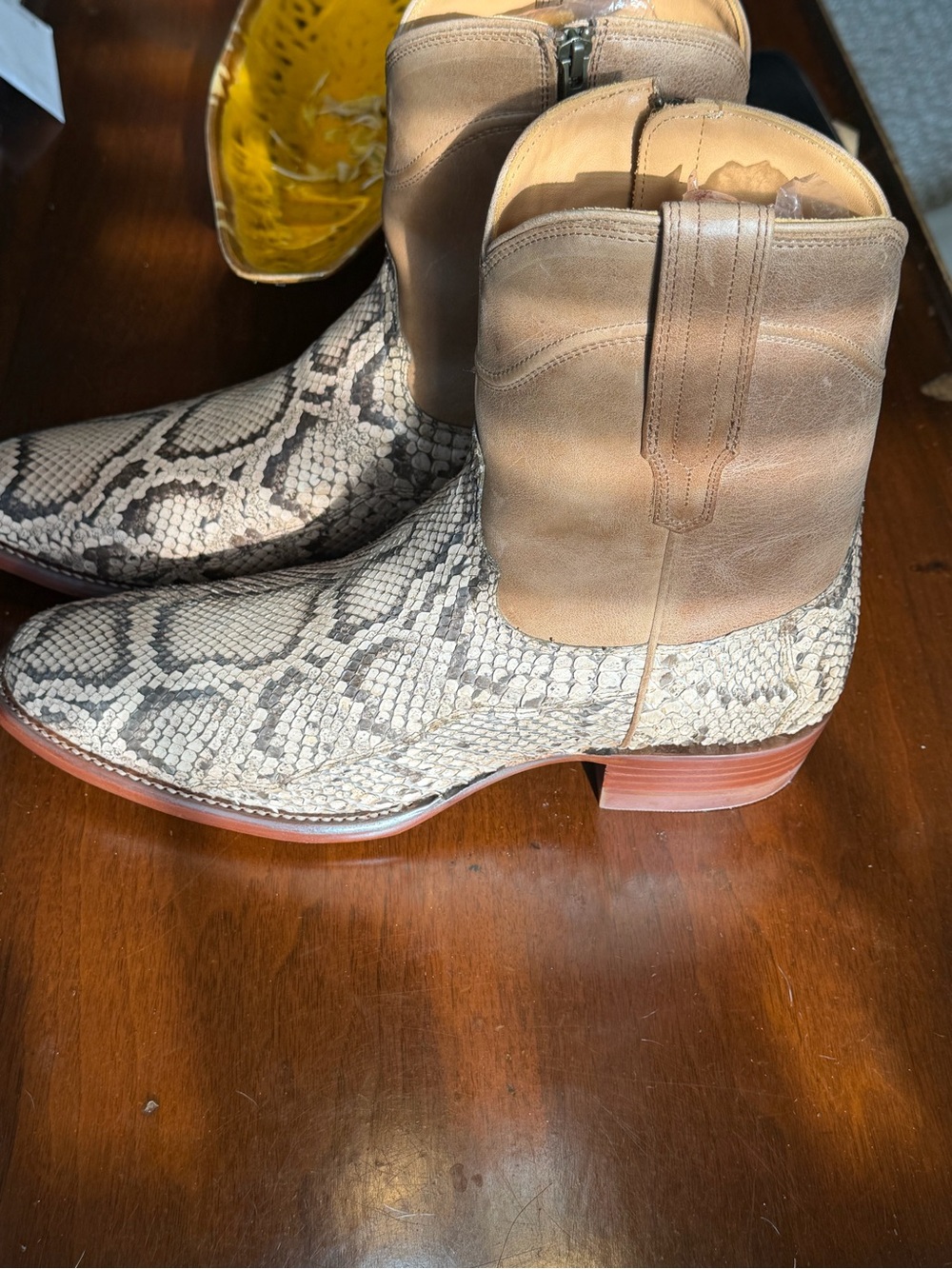 Men’s Tecovas Invasive Python 10.5D - Picture 5 of 5